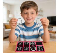 3D Montessori Metal Puzzle Set, 24-Piece Metal Brain Teaser Puzzles for Adults, Reverse Thinking Physics Mind Games, Metals Puzzle Ring Disentanglement Set with Carry Pouch (Pink)