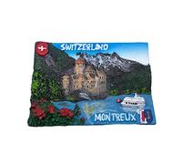 3D Montreux Switzerland Refrigerator Fridge Magnet Tourist Souvenirs Handmade Resin Craft Magnetic Stickers Home Kitchen Decoration Travel Gift