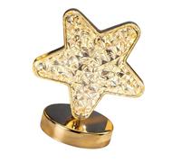 3D Moons/Round/Square/Star Projection Night Light with Touch Control and Rechargeable Battery for Bedroom Decorating Acrylic Crystal Decor Lamp