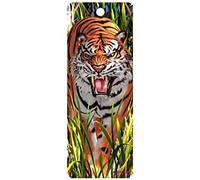 3D Motion Lenticular Bookmark: Tiger Trouble (2.25''x6'')