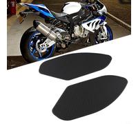 3D Motorbike Tank Pads for BMW S1000R Cornering Stability | 3D resin texture, anti-slip grip, reduces for rider fatigue, fits S1000RR 2009-2018, silica gel