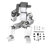 3D Movable Robot Action Figure, Stop Motion Figures, Highly Articulated Collectible Figure Set, Flexible Poseable Robot For Display, Gift & Collections