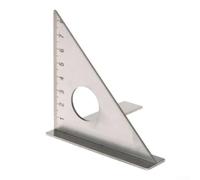 3D Multi-Angle Measuring Ruler Stainless Steel Carpenter Square for Drill Holes Roofing 87.5mm