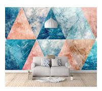 3D Mural Photo Self-Adhesive Wallpaper Vintage Abstract Geometric Marble 100x70cm Art Wall Posters Stickers for Living Room Tv Sofa Theme Hotel Corridor Background
