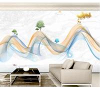 3D Mural Wallpaper Abstract Animal Lines Wallpaper 3D Effect Murals for Bedroom and Living Room Wall Decoration -KX04297, 310x250cm