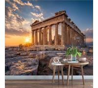 3D Mural Wallpaper Castle Poster Art Photo Wallpaper Non-Woven 3D Effect Architecture Wallpaper Mural Decoration for Bedroom Living Room Corridor 300 x 210 cm