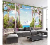 3D Mural Wallpaper Living Room Bedroom Background Wall Paper Building Landscape 350(W) X256(H) Cm 3D Child Room Mural Living Room Bedroom Kindergarten Early Education Center Background Wall-1519669