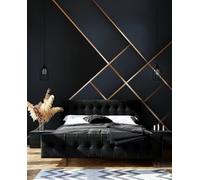 3D Murals Wallpaper Dark Blue Geometric 366x254cm,Modern Silk Cloth Wall Art for Living Room Bedroom