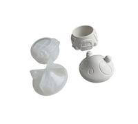 3D Mushroom House Shape Resin Jar Silicone Molds Epoxy Silicone Molds for Container Jewelry Storage Jar Epoxy Mold