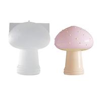 3D Mushroom Resin Molds Glossy Crystal Epoxy Mold Mushroom Silicone Mold for Table Home Decorations Art Craft Ornaments Casting Flowers Casting Kit