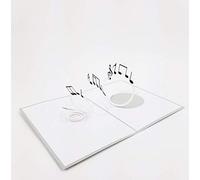 3D Musical Note Pop Up Card, Music Lovers - Happy Birthday Pop Up Card, Congratulations Card, Retirement - Gift, Musician, Graduation, Celebrations | Pop Card Express