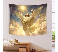3D Mythical Jesus Printed Wall Blanket Home Decoration Bedding Poster Wall Art Tapestry Tapestries Wall Hanging Soft Polyester for Unisex Children Bedroom/Living Room/Dorm/Curtain 150cmx200cm