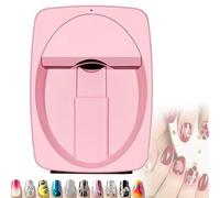 3D Nail Art Digital Mobile Printer,Intelligent 3D Nail Printing Robot Nail Art Printing Machine,Professional Nails Art Equipment for Beauty Personal Care for Girls' Home Nails(Pink)