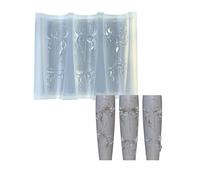 3D Nail Art Mold Flower Pattern Template Carving Stickers Stencil Tools Creative Beautiful Decorations Shape Art Tools