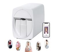 3D Nail Art Printer - 25s DIY Salon Nails | Use Your Phone | 2400dpi Pattern | 1000+ Designs & Custom Photos | 2400dpi HD Printing & Drying | No Skills Needed for Salon-Quality Nails White