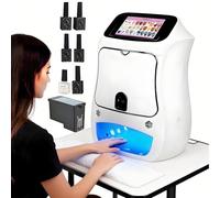 3D Nail Art Printer Machine,Smart 3D Nail Art Printer, Digital Nail Design Machine Printer+Over 800 Pictures of Nail, Wireless & Automatic Nail Art Machine,Support WiFi/DIY/USB