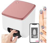 3D Nail Art Printer Machine,Smart Art Nail Printer,Automatically Recognize Nail Shape,Fast Drawing in 10S,4800dpi Professional,for Home Use Nail Salon Nail Lovers