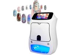 3D Nail Art Printer with Touch Screen, Digital Nail Printing Machine for Home & Salon Use, Includes Nail Polish & UV Dryer, Easy App Design for Manicure