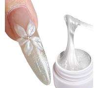 3D Nail Gel, 8ml Long-Lasting Decoration, Hard Nail Molding Gel Polish, for Home Salon Daily Travel Holiday Birthday Christmas Wedding Dating Party