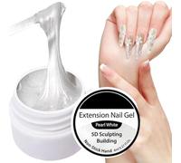 3D Nail Gel | 8ml Pearlescent Professional Non-Sticky,Solid 3D Molding UV Nails Gel | for Beginners Manicurist Women Girls Daily Travel Salon Christmas Wedding Party