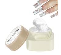 3d Nail Gel - Easy Dry Pearl Formula, Hard Sculpting Paste | Non-Sticky White Nail Molding Gel for Carved Designs, Versatile Artist Builder Supplies for Salon Studio and Personal Use