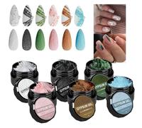 3D Nail Gel - Long-Lasting Gel for Unique 3D Designs | Scratch-Resistant No-Wash Sculpting Accessories for Painting Salon Beauty Family Women Beginner Use