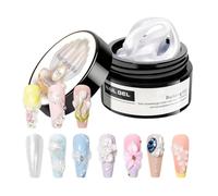 3D Nail Gel | Non-Stick Fingernail Design | Nail Molding Gel - for Beginners Professionals Mothers Brides Beauty Lovers Women Girls Ladies Home Salon