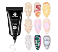 3D Nail Gel Sculpting Gel Nail Art Glue for Nail Art Designs DIY Nail Craving Molding Gel for 3D Gel Nail Art Polish Painting Drawing Gel Sculpture Gel Nail (30g)