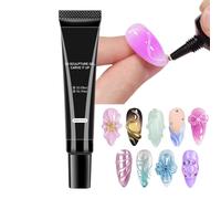 3D Nail Gel, Sculpting Nail Glue, Nail Molding Gel, Precision Dosage Control, Structural Stability Retention, 15ml, For Daily, Formal, Wedding, Holiday, Home, Salon, Gathering