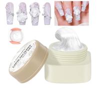 3D Nail Gel - Solid Sculpting Nail ar Gel | Quick Drying Manicure Modelling Gels | White Non-Sticky Design Gels for Salon Home Nails Building Shapes Creative Nails Decorations