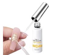 3D Nail Gel UV Top Coat - 8ml Quick Dry Long Lasting Finish, Glossy Protective Nail Sealer | Salon Home Daily Travel Dating Party Wedding Holiday Practice Manicure
