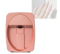 3D Nail Printer, Automatic Nail Art Machine Smart Printer Support WiFi/DIY, 30 Seconds Painting Digital Mobile Nail Art Printer for Home Salon,Cute Girls Women Gift(Pink)