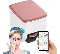 3D Nail Printer Machine, 4800dpi Mobile Nail Art Printer with APP Control, Fast 10s Intelligent Edge Recognition - Ideal for Nail Lovers and Artists
