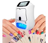3D Nail Printer Machine - Support WiFi/DIY, 3D Touch Screen Mobile Nail Art Printer-Portable Nail Painting Machine, Printing and Rying Function, for Beauty & Personal Care