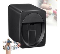3D Nail Printer Machine Support WiFi/DIY,Digital Mobile Nail Art Printer-Portable Nail Painting Machine 30s Done,Printing Rying as One,Over 1000 Pictures,for Beauty & Personal Care(Black)