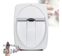 3D Nail Printer Machine Support WiFi/DIY,Digital Mobile Nail Art Printer-Portable Nail Painting Machine 30s Done,Printing Rying as One,Over 1000 Pictures,for Beauty & Personal Care(White)