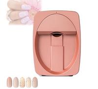 3D Nail Printer Machine Support WiFi/DIY, Nail Printer Machine, Digital Nail Design Machine Printer, DIY Nail Printer Control Through Mobile App for Home Salon, Cute Girls Women Gift(Pink)