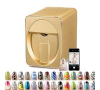 3D Nail Printer Machine with WiFi Support, Digital Mobile Nail Art Printer, Portable Design, Prints in 30 Seconds, Over 1000 Designs, Quick Drying Function