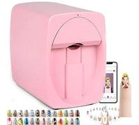 3D Nail Printer Machine with WiFi Support, Digital Mobile Nail Art Printer, Portable Design, Prints in 30 Seconds, Over 1000 Designs, Quick Drying Function