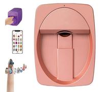 3D Nail Printer Robot Nail Painting Machine Smart Nail Printer - Digital Intelligent Nail Art Printer for Kids/Nail Salon/Manicure/Nail Lovers, Over 1000 Pictures, 30s Done(Rose Gold)