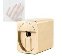 3D Nail Printer Robot Nail Painting Machine Smart Printer, Digital Nail Art Design Printer, DIY Nail Printer Control Through Mobile App, 30s Done,Support WiFi/DIY/USB(Brass)