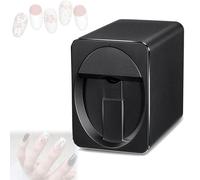 3D Nail Printer Robot Nail Painting Machine Smart Printer, Digital Nail Art Design Printer, DIY Nail Printer Control Through Mobile App, 30s Done,Support WiFi/DIY/USB(Black)