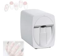 3D Nail Printer Robot Nail Painting Machine Smart Printer, Digital Nail Art Design Printer, DIY Nail Printer Control Through Mobile App, 30s Done,Support WiFi/DIY/USB(White)
