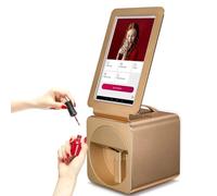 3D Nail Printer Robot with 10.1 Touch Screen - WiFi & DIY Mobile Nail Art Stamping Machine for Nail Studios & Manicurists (Gold )