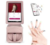 3D Nail Printers, Smart Nail Printer, AI Recognizes Media Contour, Upport DIY/App/WiFi/USB, for Kid/Nail Studio/Manicure/Nail Enthusiasts