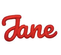 3D Name Patches, Single Applique Embroidered Name Patch, Custom Personalised Letter Badge, Iron On Name for Coat Back T-Shirt Tote Bag & Christmas Stocking - Made in UK