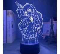 3D Night Lamp Toradora Taiga Aisaka Anime LED Light for Bedroom Decor Gift Night Light USB LED Anime Waifu 3D Lamp Lamp led Night Light for Kids