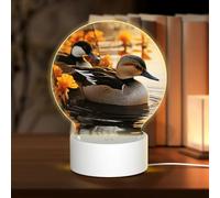 3D Night LED Light Lamp Bases Acrylic Love Lamps Duck by the lake Night Light LED Bedside Lamp Acrylic Table Lamps Valentine's Day Thanksgiving Birthday Personalized Gifts for Women Men Couple