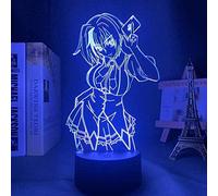 3D Night Light Anime Illusion Led Decor 3D LED Lamp Anime High School DxD Xenovia Quarta for Bedroom Decorative Night Light Birthday Gift 16 Colors