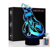 3D Night Light for Kids Optical Illusion Lamp Co-Sleeping,Remote Controller with 16 Color Changing Birthday Gifts & for Kids, Boys & Men